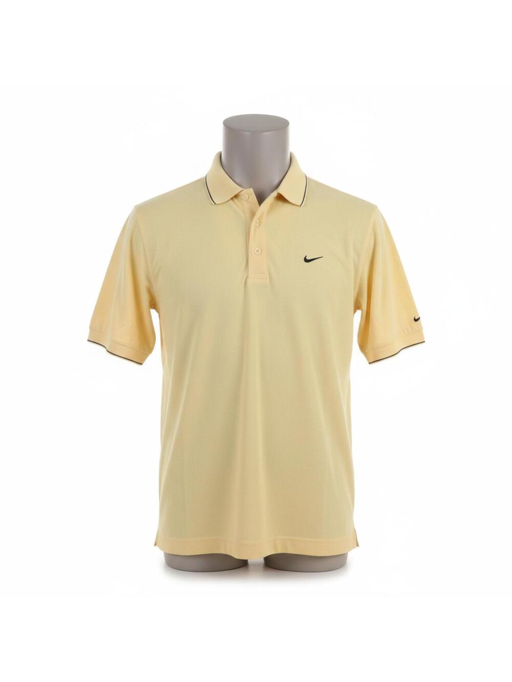 Nike Fit Dry Yellow Polo Shirt Size Large